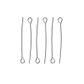 Eye Pins 35mm Antique Silver 10Pcs