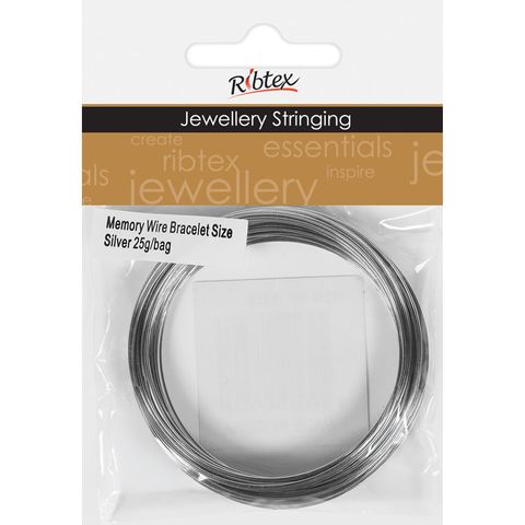 Memory Wire Bracelet Size Silver 25G