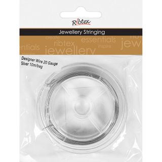 Designer Wire 20Gauge Silver 10m