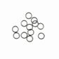 Jump Rings 7mm Antique Silver 40Pcs