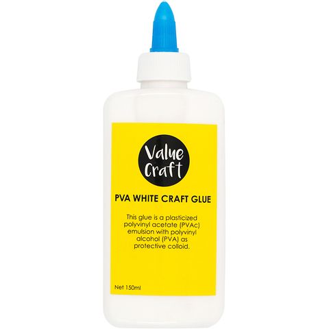 CRAFT GLUE PVA WHITE SCHOOL 150ML