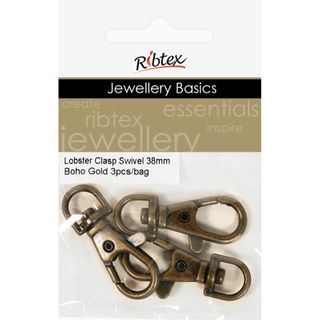 Clasp Lobster Swivel 38mm Boho 3Pcs