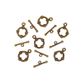 Clasp Toggle Circle 15mm Boho 6 Sets