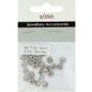 Jf Spacer 6Mm Flower Silver 30Pcs