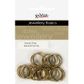 Split Rings 16mm Boho Gold 15Pcs