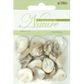 Bead Shell Flat Chunk Natural 20Pcs