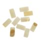 Bead Shell 15X8Mm Rectangle Natural 10Pc