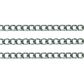 Chain Twisted Oval Link 5x3mm Silver 1m