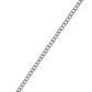 Chain Twisted Oval Link 5x3mm Silver 1m