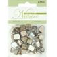 Bead Shell Cube Small Natural 48Pcs