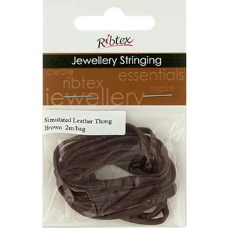 Jf Thonging Sim Leather Brown 2M