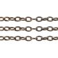 Chain Straight Oval Link 6x3mm Copper 1m