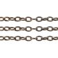 Chain Straight Oval Link 6x3mm Copper 1m