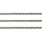 Chain Straight Oval Link 3x2mm Gold 1m