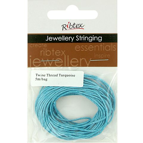 Jf Twine Thread Turquoise 5M