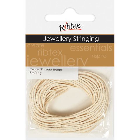 Jf Twine Thread Beige 5M