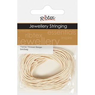 Jf Twine Thread Beige 5M