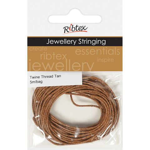 Jf Twine Thread Tan 5M