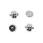 Jf Clasp Magnetic Round 12Mm Slv 3 Sets