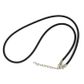 Jf Rubber Necklace-Clasp 43Cm Black 3Pcs