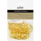 Jf Feature Plastic Rings 20Mm Gold 15Pcs