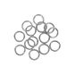 Jf Feature Plastic Rings 20Mm Slv 15Pcs