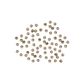 Jf Spacer Plastic Round 4Mm Gold 100Pcs