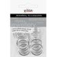 Jf Feature Plastic Rings 20Mm B-Slv 15Pc