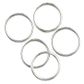 Jf Feature Plastic Rings 20Mm B-Slv 15Pc