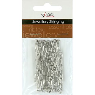 Jf Chain Str Oval Link 7X4Mm Dk Slv 1M