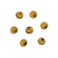 Jf Spacer Ridge Ball 10Mm Gold 10Pcs