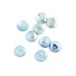 Bead Shell Lustre Disc 10mm Turquoise AB