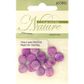 Bead Shell Lustre Disc 10mm Purple 15Pcs