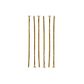 Head Pins 35mm Gold 20Pcs