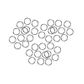 Jump Rings 10mm Dark Silver 30Pcs