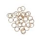 Jump Rings 10mm Gold 30Pcs