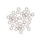 Jump Rings 7mm Dark Copper 40Pcs