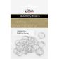 Jump Rings 10mm Silver 30Pcs