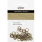 Jump Rings 7mm Boho Gold 40Pcs