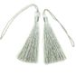 Craft Tassel Metallic 8.5cm Silver 4Pcs