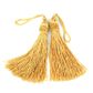 Gold Rayon Braid Tassel  2 Pieces  11Cm