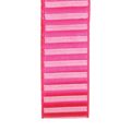 RIB 15MM WOVEN CORRUGATED HOT PINK 3M