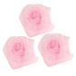 Flower Organza Mini Rose 25mm Pink 6Pcs