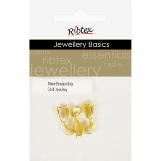 Jf Pendant Bale 20Mm Gold 3Pcs