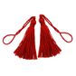 Red Rayon Tassel  4 Pieces  5Cm