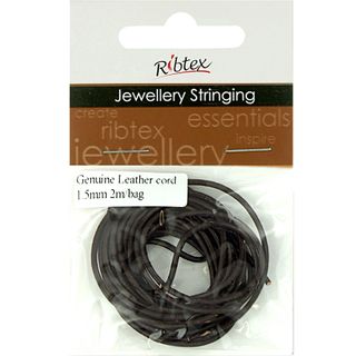 Jf Cord Genuine Leather 1.5Mm Brown 2M