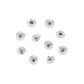 Jf Earring Comfort Studs 15Mm Slv 10Pcs