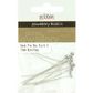 Jf Head Pin Dec Style 2 55Mm Dk Slv 8Pc