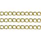 Jf Chain Twisted Oval Lk 6X4Mm Br Gd 1M