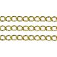 Jf Chain Twisted Oval Lk 6X4Mm Br Gd 1M